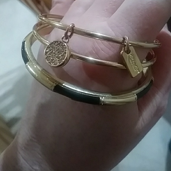 COACH Triple Bangle Bracelet - Picture 4 of 4